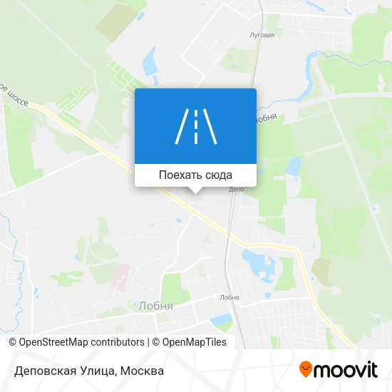 Карта Деповская Улица