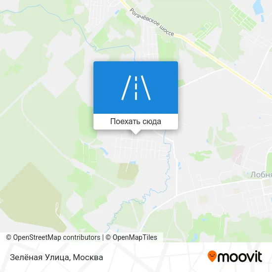 Карта Зелёная Улица