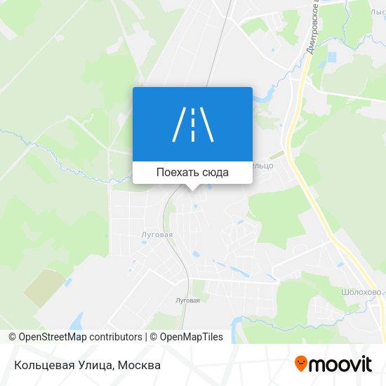 Карта Кольцевая Улица