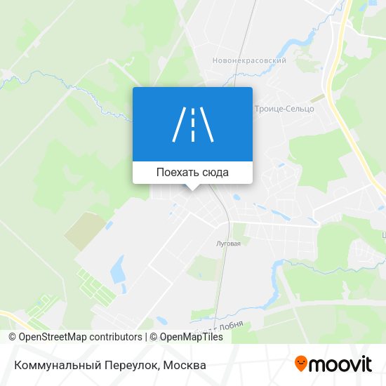 Карта Коммунальный Переулок
