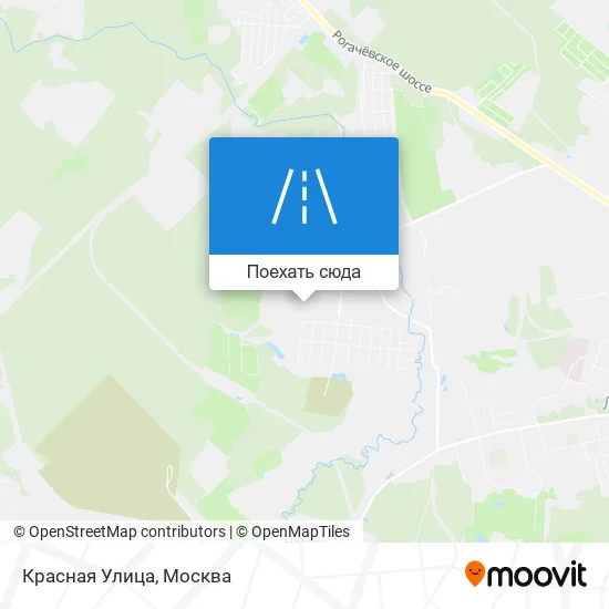Карта Красная Улица