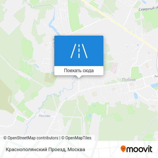 Карта Краснополянский Проезд