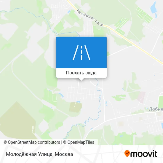 Карта Молодёжная Улица