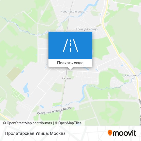 Карта Пролетарская Улица