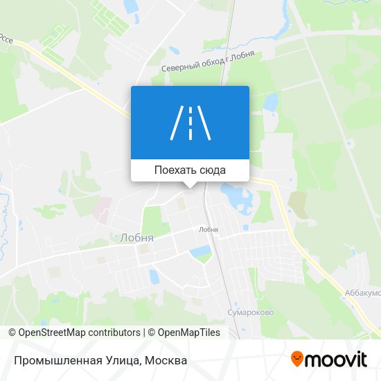 Карта Промышленная Улица