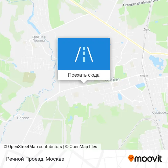 Карта Речной Проезд
