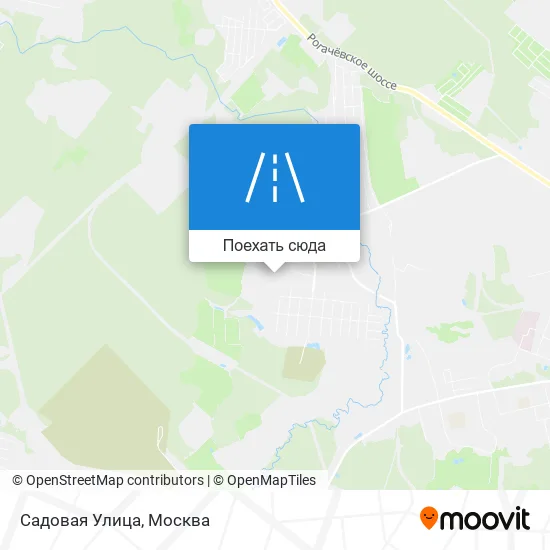 Карта Садовая Улица
