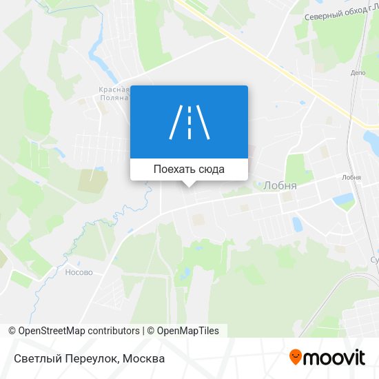 Карта Светлый Переулок