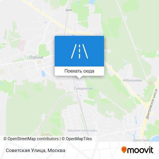 Карта Советская Улица
