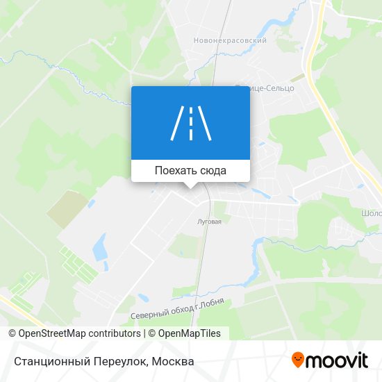 Карта Станционный Переулок