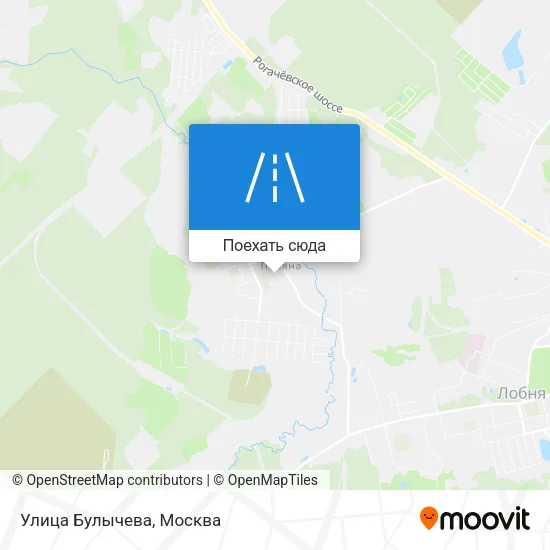 Карта Улица Булычева