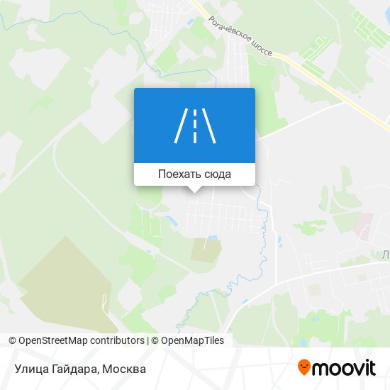 Карта Улица Гайдара