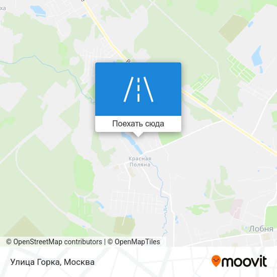 Карта Улица Горка