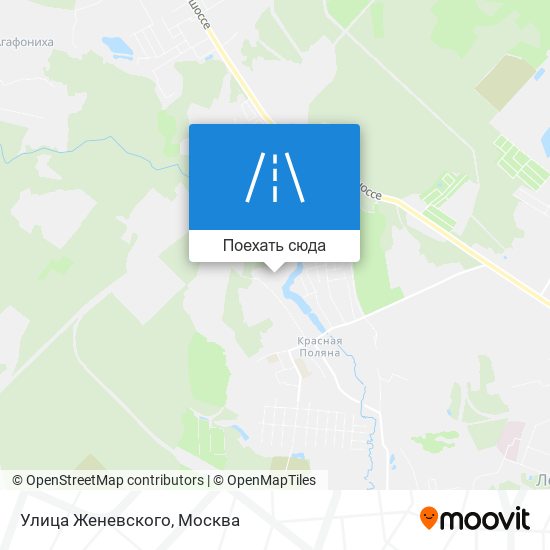 Карта Улица Женевского