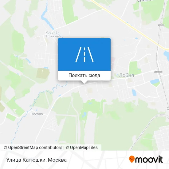Карта Улица Катюшки