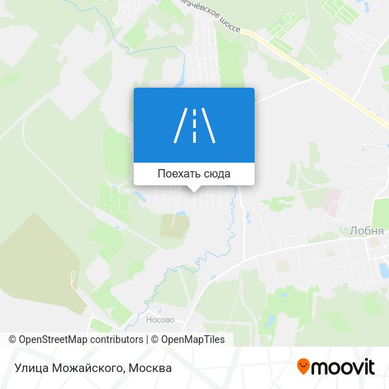 Карта Улица Можайского