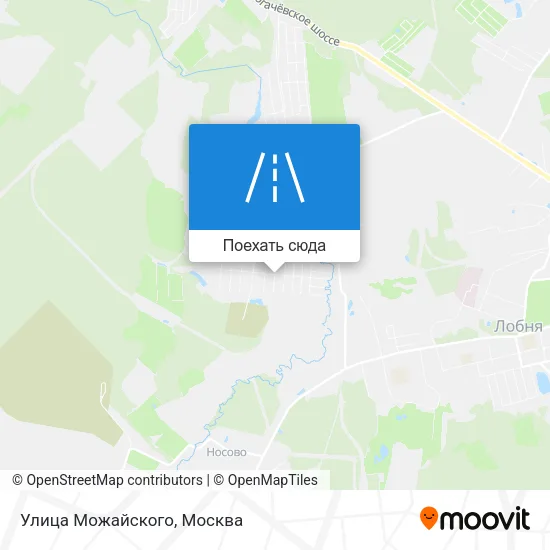 Карта Улица Можайского