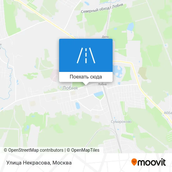 Карта Улица Некрасова