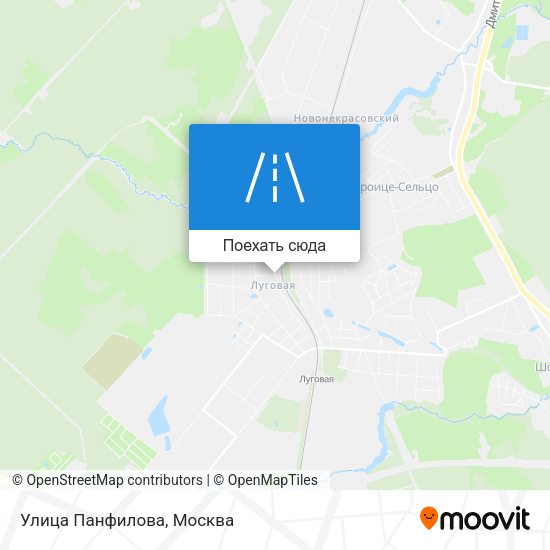 Карта Улица Панфилова