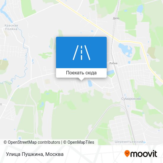 Карта Улица Пушкина