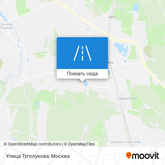 Карта Улица Туголукова