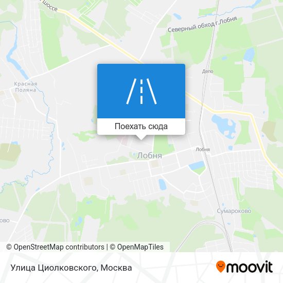 Карта Улица Циолковского