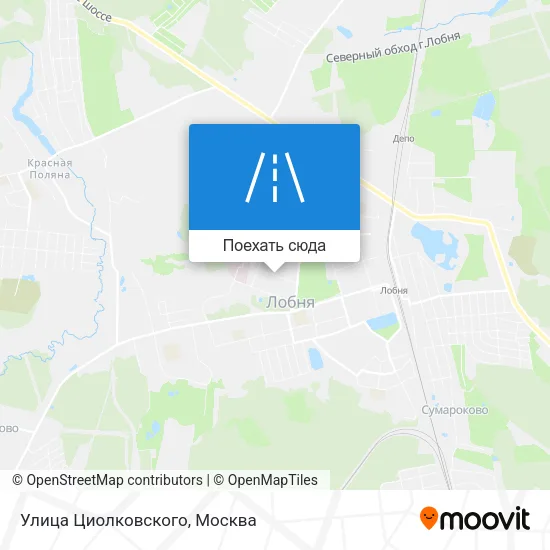 Карта Улица Циолковского