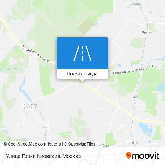 Карта Улица Горки Киовские