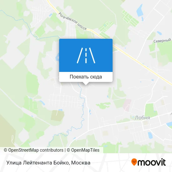 Карта Улица Лейтенанта Бойко