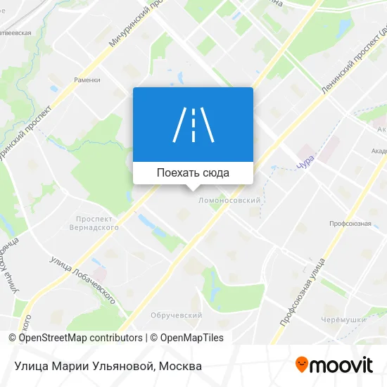 Карта Улица Марии Ульяновой