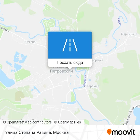 Карта Улица Степана Разина