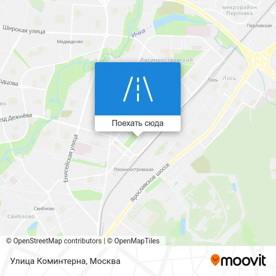 Карта Улица Коминтерна