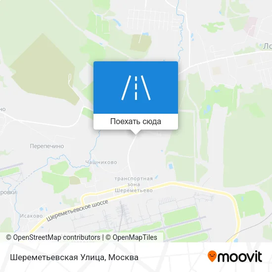 Карта Шереметьевская Улица