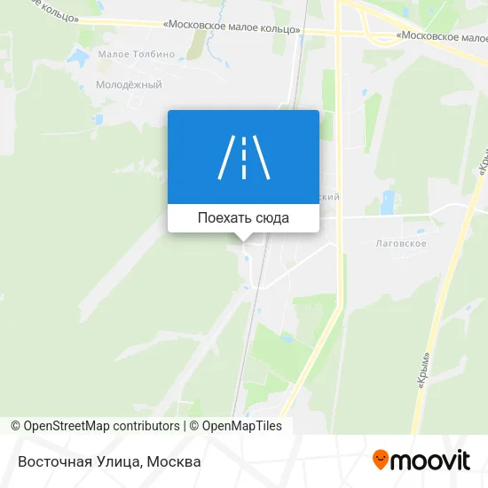 Карта Восточная Улица