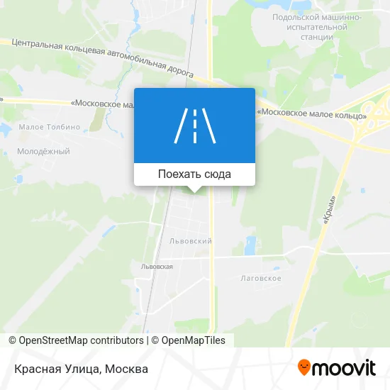Карта Красная Улица
