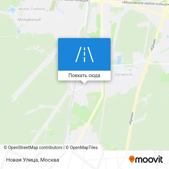 Карта Новая Улица