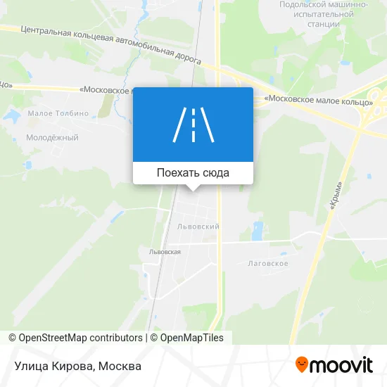 Карта Улица Кирова