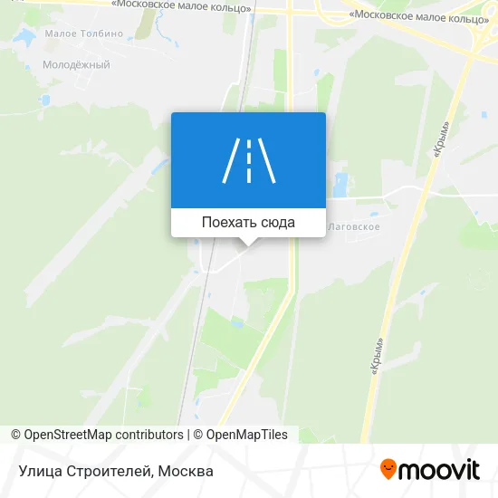Карта Улица Строителей