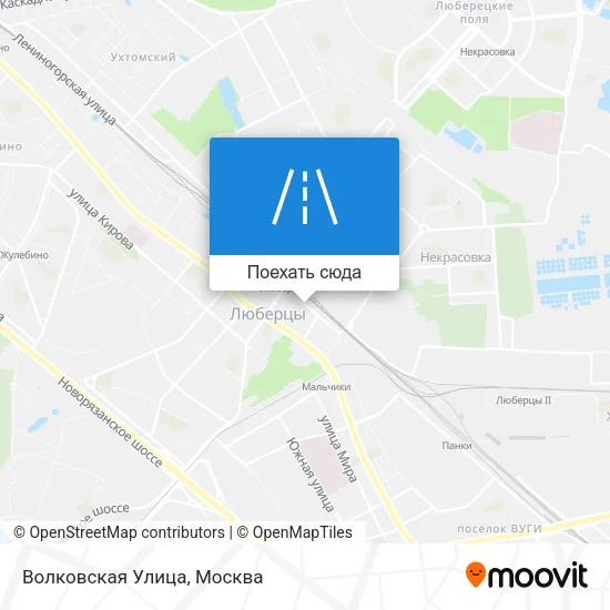 Карта Волковская Улица