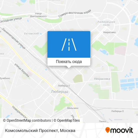 Карта Комсомольский Проспект