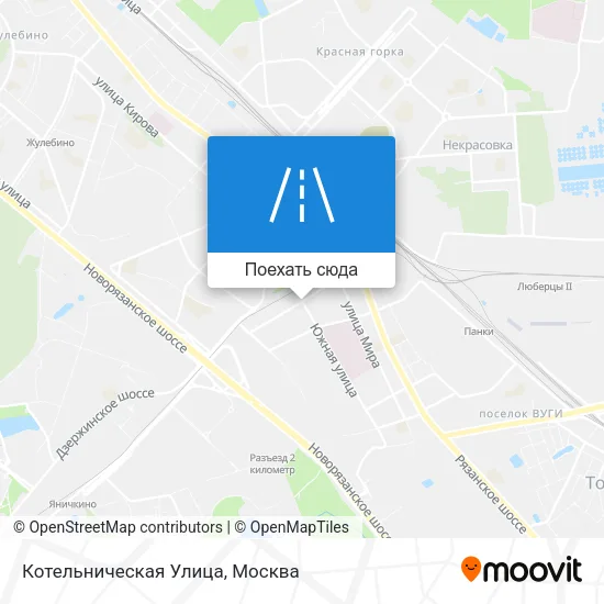Карта Котельническая Улица