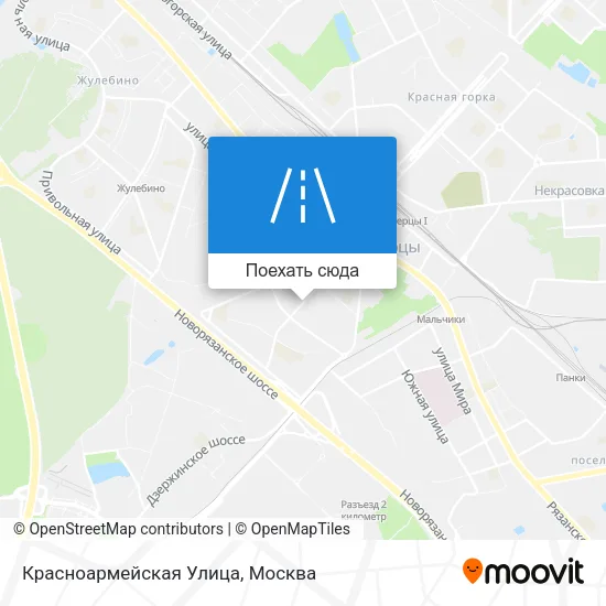 Карта Красноармейская Улица