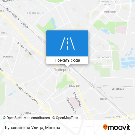 Карта Куракинская Улица