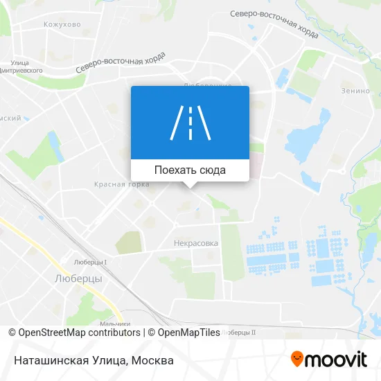 Карта Наташинская Улица