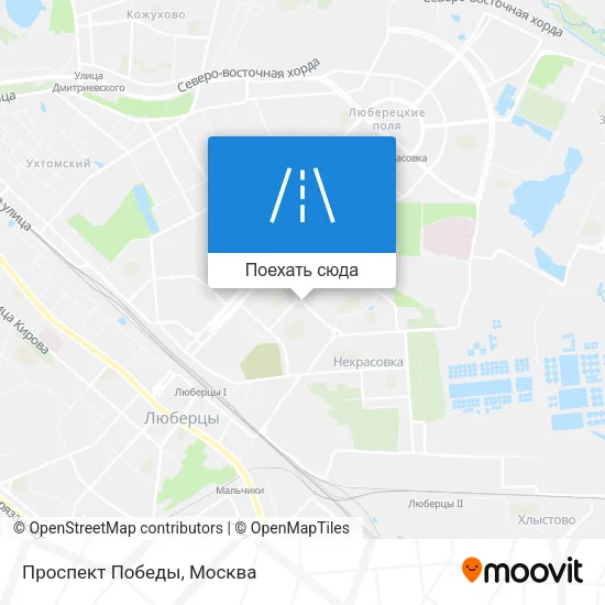Карта Проспект Победы