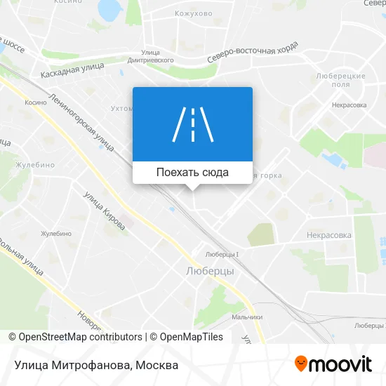 Карта Улица Митрофанова
