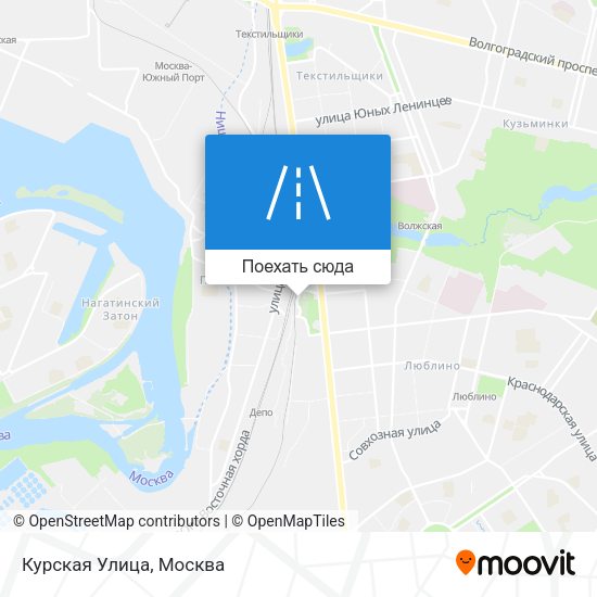 Карта Курская Улица