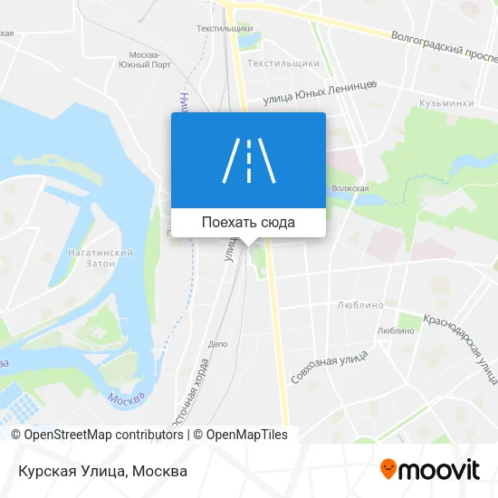 Карта Курская Улица