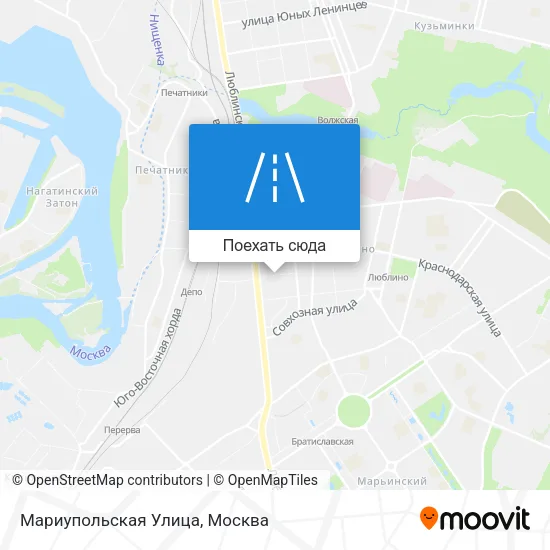 Карта Мариупольская Улица