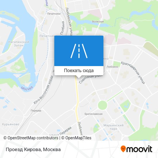 Карта Проезд Кирова